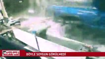 Kamyonet dalıp saniyeler içerisinde soydular