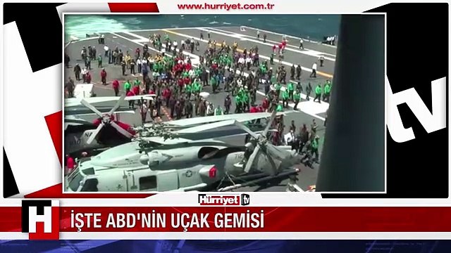 İŞTE ABD'NİN UÇAK GEMİSİ USS GEORGE H.W. BUSH