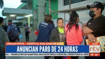 Hospital San Juan de Dios con las puertas cerradas por paro de 24 hrs.