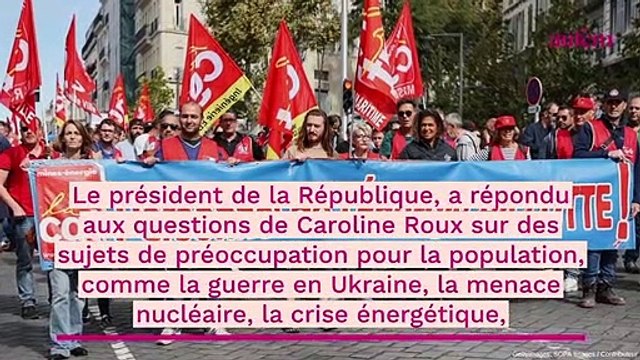 Emmanuel Macron sur France 2 : le président gêné, moment de flottement face à Caroline Roux