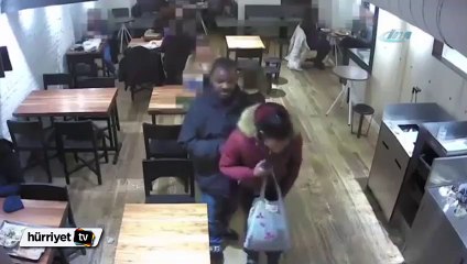 ABD'li çift, çantayı saniyeler içinde çaldı