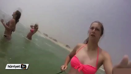 Selfie çubuğu bu kez hayat kurtardı