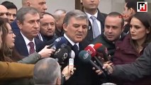 Abdullah Gül, Cumhurbaşkanı Erdoğan'ın eleştirilerine yanıt verdi