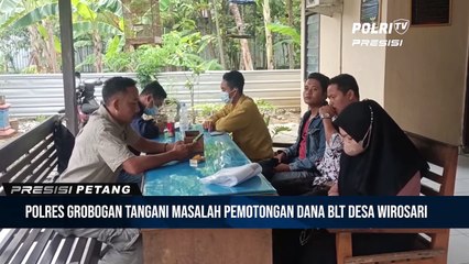 Polres Grobogan Berhasil Ungkap Kasus Pemotongan Dana Bantuan Langsung Desa Tambahrejo, Jawa Tengah