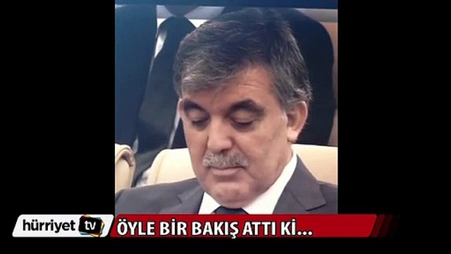 Abdullah Gül Haşim Kılıç'a öyle bir bakış attı ki...