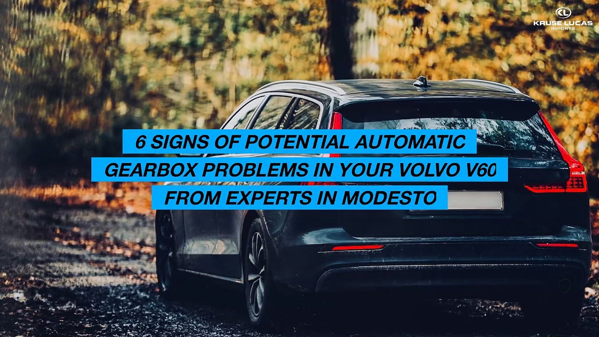 tafereel doen alsof achterzijde 6 Signs Of Potential Automatic Gearbox Problems In Your Volvo V60 From  Experts in Modesto - video Dailymotion