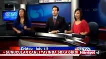 CANLI YAYINDA ŞOK YAŞADILAR