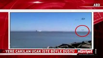 AMERİKA'DA YERE ÇAKILAN UÇAK İŞTE BÖYLE DÜŞTÜ