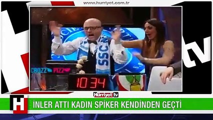 GÖKHAN İNLER ATTI KADIN SPİKER SEVİNÇTEN ÇILDIRDI