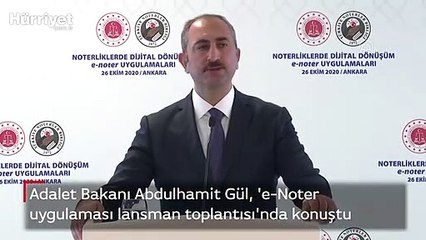 Son dakika... Adalet Bakanı Gül açıkladı! Noterlik için önemli hazırlık...