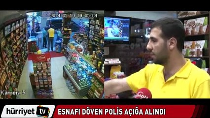 Esnafı döven polis açığa alındı
