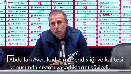 Türkiye Kupası'ndan elenen Trabzonspor'da Abdullah Avcı'dan kadro eleştirisi!