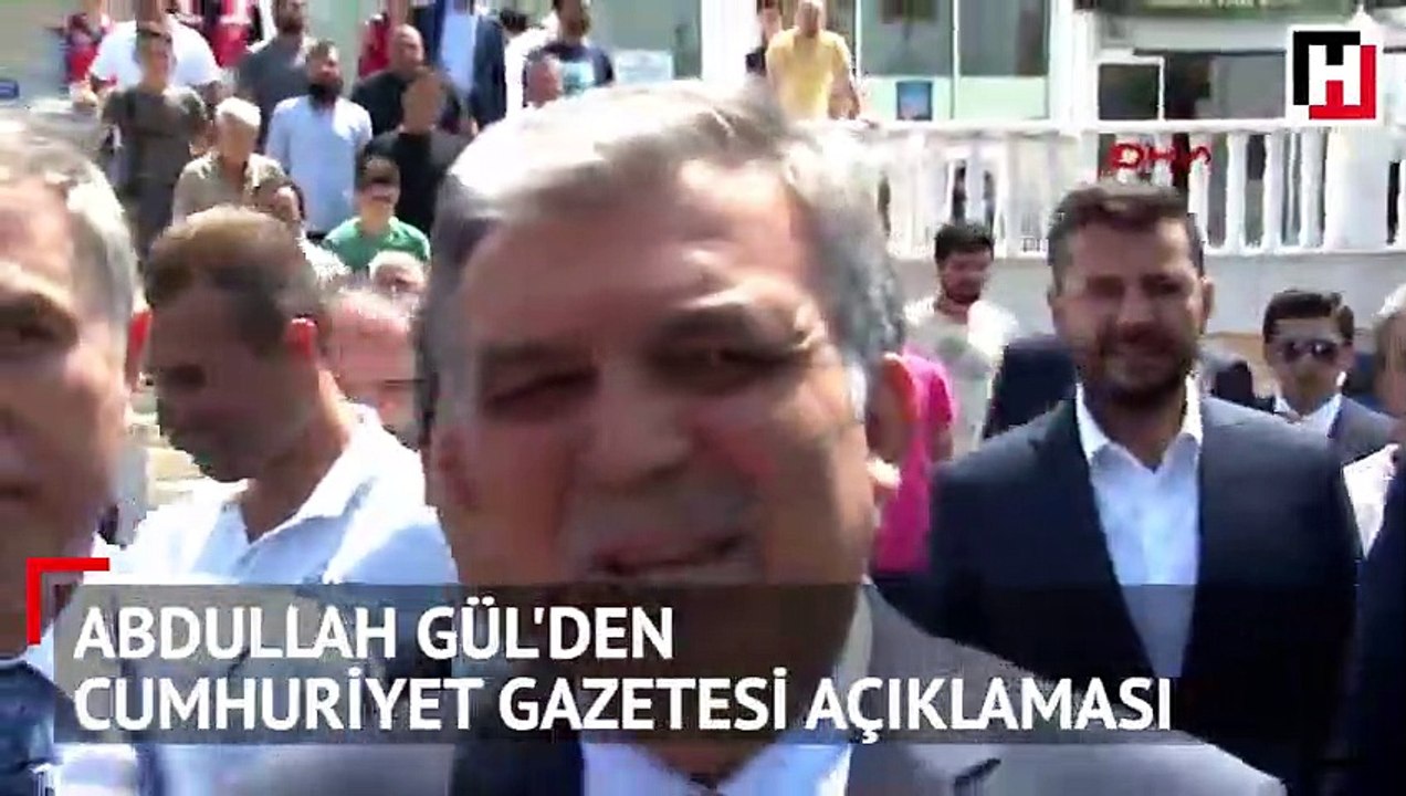 Abdullah Gül'den Cumhuriyet gazetesi açıklaması
