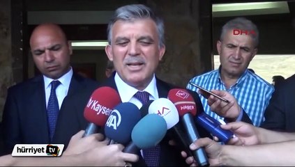 Abdullah Gül'den medyaya saldırı açıklaması