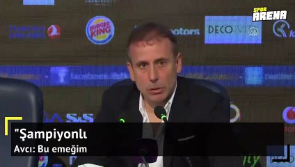 Abdullah Avcı'dan şampiyonluk açıklaması
