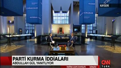 Abdullah Gül "Parti nasıl kurulur çok iyi bilirim"