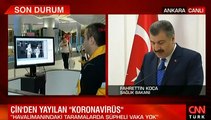 Sağlık Bakanı Fahrettin Koca, 'Koronavirüs