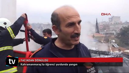 Faciadan dönüldü! Öğrenci yurdu alev alev yandı