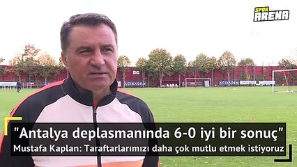 Mustafa Kaplan: "Hep derler 1-0 olsun bizim olsun ama 6-0..."