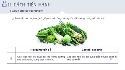 Sinh 10 - Bài 7 Thực hành xác định một số thành phần hóa học của tế bào