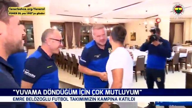 Emre Belözoğlu Fenerbahçe kampına katıldı