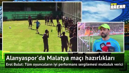 Alanyaspor'da Yeni Malatyaspor maçı hazırlıkları