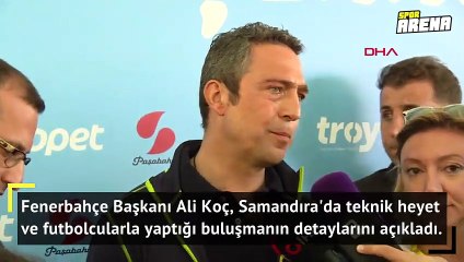 Ali Koç'tan Samandıra açıklaması