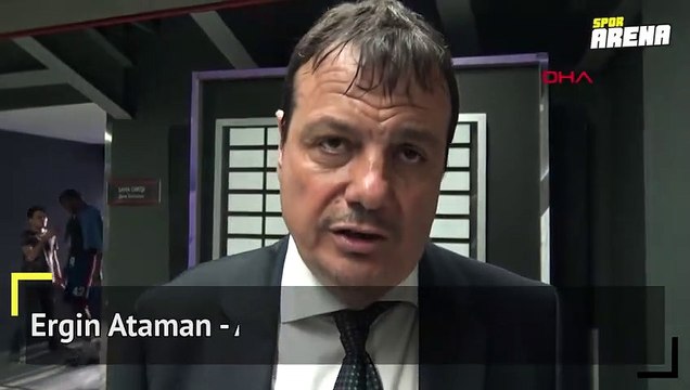 Ergin Ataman'dan Fenerbahçe maçı açıklaması