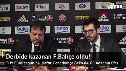 Fenerbahçe'yi tebrik ederim