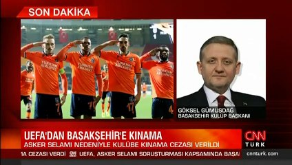 UEFA'dan Başakşehir'e kınama cezası