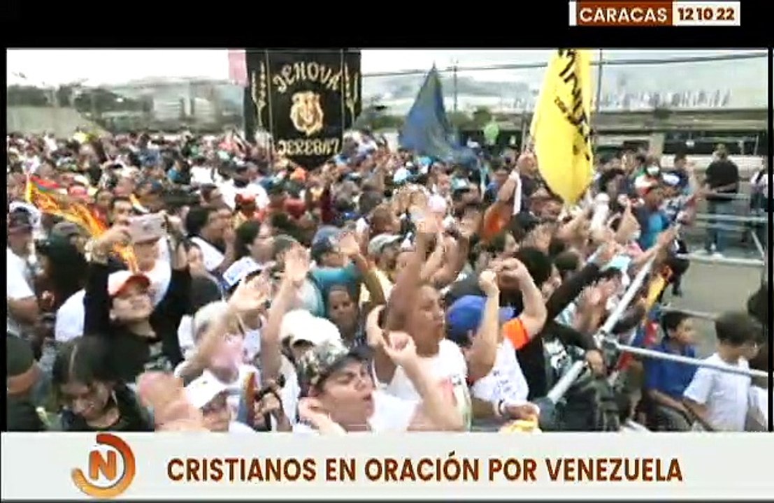 Caracas | Diversas iglesias cristianas realizaron la “Marcha para Jesús" y oraron por Venezuela