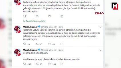 Meral Akşener'den son dakika 'adaylık' açıklaması