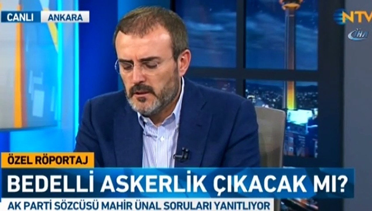 Mahir Ünal: "Bizim gündemimizde bedelli askerlikle ilgili bir düzenleme yok"