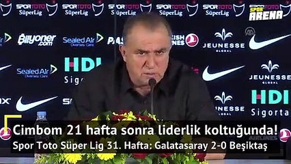 Fatih Terim'den derbi galibiyeti açıklaması