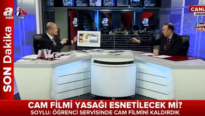 Bakan Soylu'dan son dakika 'cam filmi' açıklaması