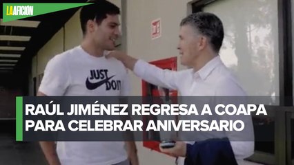 Raúl Jiménez celebra el aniversario 106 del América