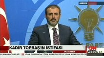 AK Parti'den yeni Kadir Topbaş açıklaması