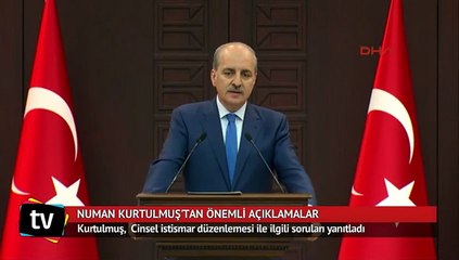Numan Kurtulmuş'tan önemli açıklamalar