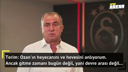 Ozan'ın gitme zamanı bugün değil