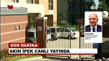 Akın İpek canlı yayında konuştu