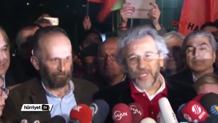 Can Dündar tahliye sonrası açıklama yaptı
