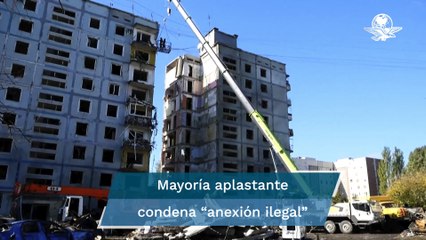 La ONU condena a Rusia por anexiones ilegales