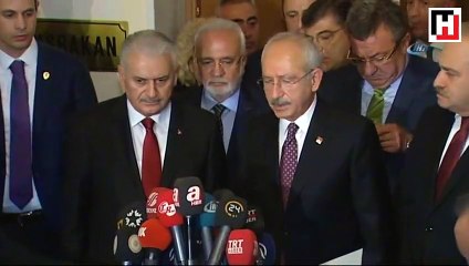 2 saat görüşme sonrası çok kısa açıklama