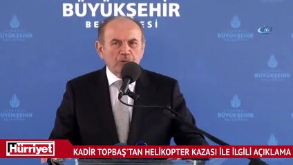 Kadir Topbaş: Helikopter kazasında 7 kişi öldü