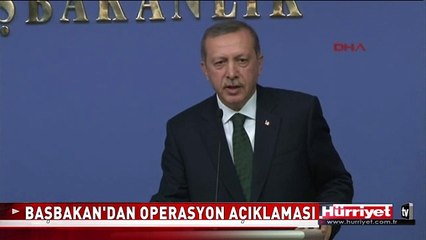 BAŞBAKAN ERDOĞAN'DAN RÜŞVET OPERASYONU AÇIKLAMASI