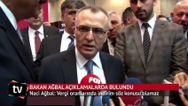 Maliye Bakanı Naci Ağbal, vergilerle ilgili açıklamalarda bulundu