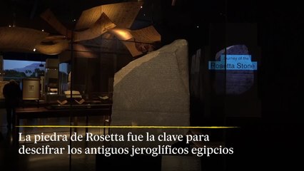Las escrituras de la piedra de Rosetta desvelan los secretos del antiguo Egipto