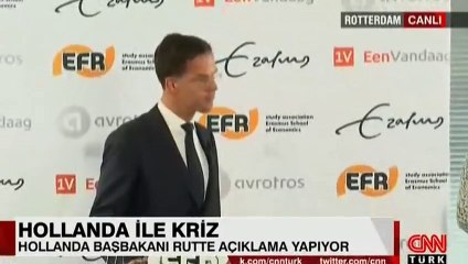 Hollanda Başbakanı'ndan yeni açıklama