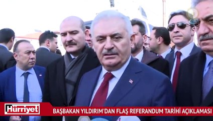 Başbakan Yıldırım:"İnşallah 16 Nisan'da referandum olacak"