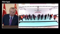 Cumhurbaşkanı Erdoğan, toplu açılış törenine Vahdettin Köşkü'nden canlı bağlantı ile katıldı